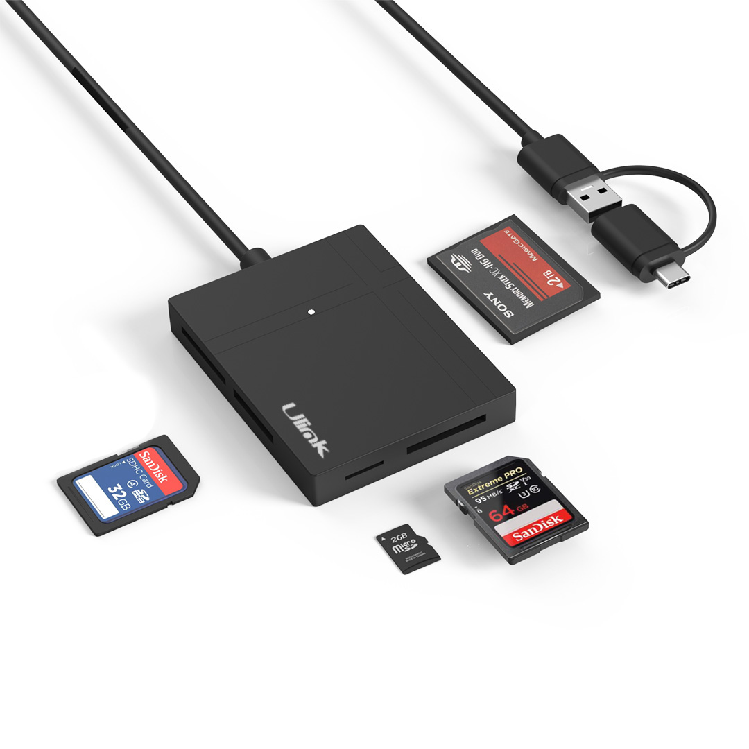 LECTOR DE MEMORIAS PROFESIONAL 5EN1 USB 3.0 HIGH SPEED RD500 - 4