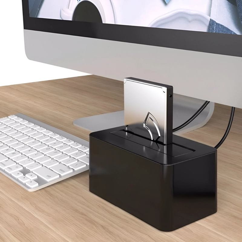 LECTOR DISCOS ULINK SATA USB 3.0 HIGH SPEED DOCK STATION DCK300 - 5