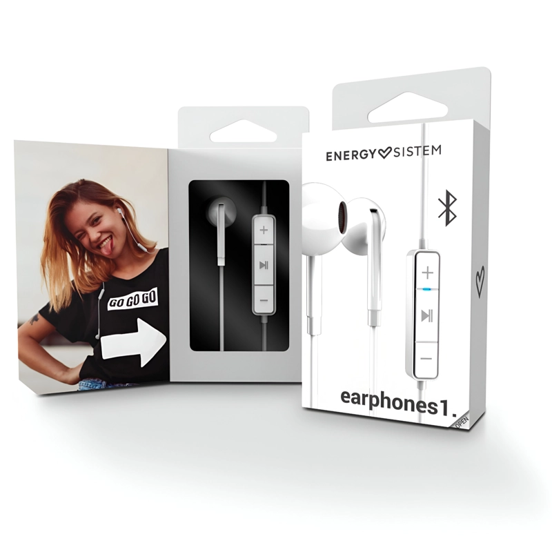 AUDÍFONOS ENERGY IN EAR SISTEM EARPHONE 1 WH 446919 BLUETOOTH - 1