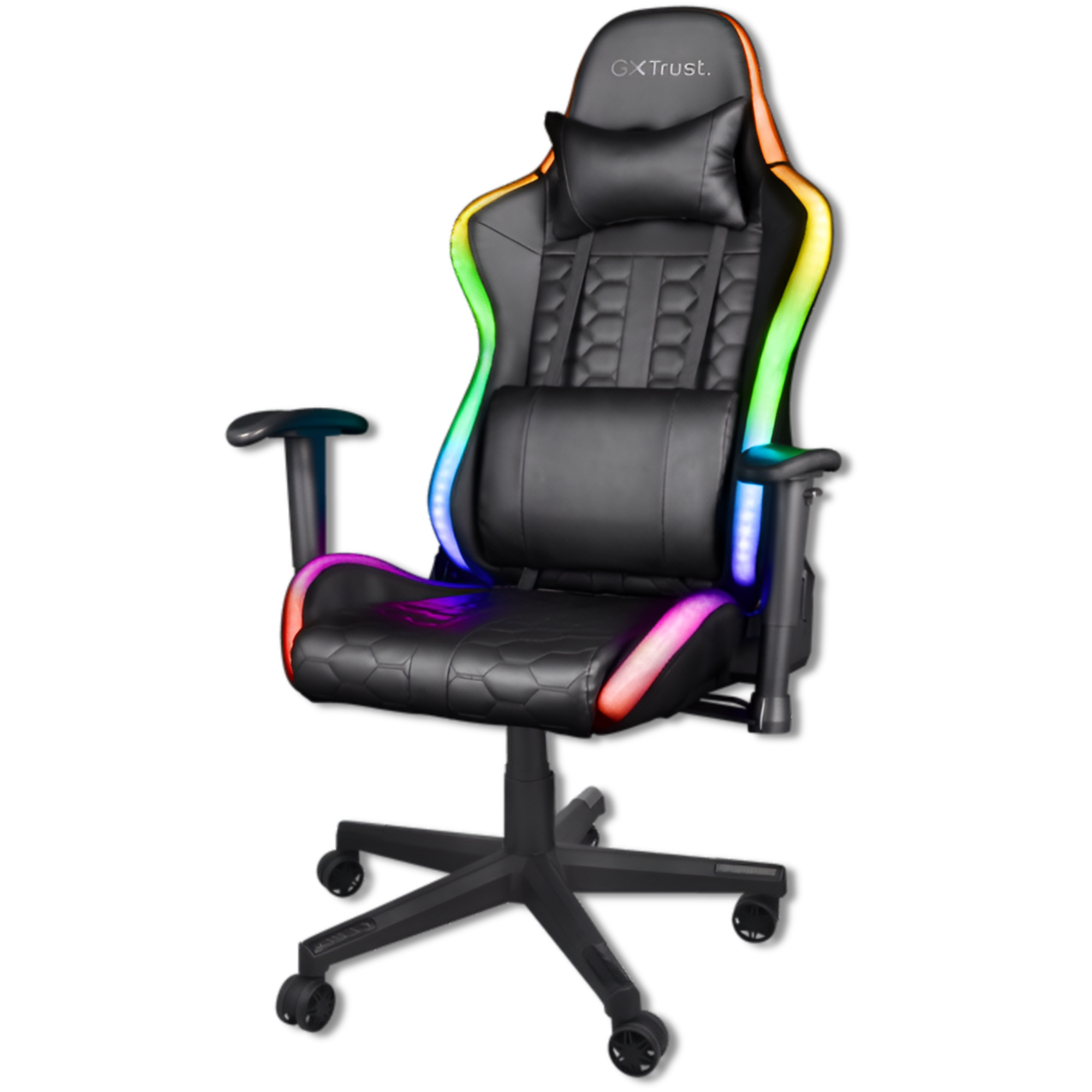 SILLA GAMER TRUST RIZZA FULL RGB COMFORT PLUS GXT 716 - 1