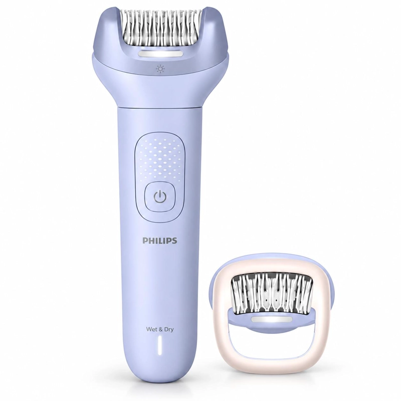 DEPILADORA PHILIPS RECARGABLE WET & DRY (USO HUMEDO O SECO) - 1