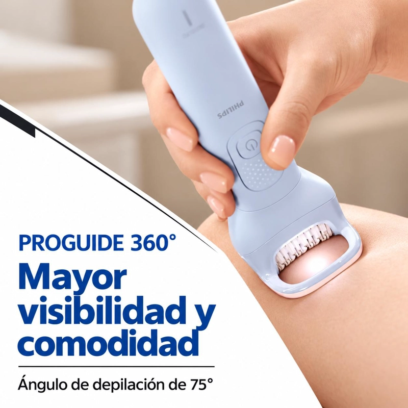 DEPILADORA PHILIPS RECARGABLE WET & DRY (USO HUMEDO O SECO) - 6