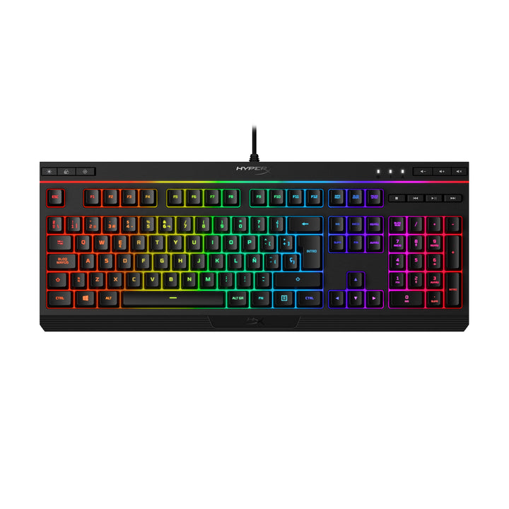 TECLADO GAMER UNIVERSAL HYPERX ALLOY CORE RGB IPX MULTIPLATAFORMAS - 6