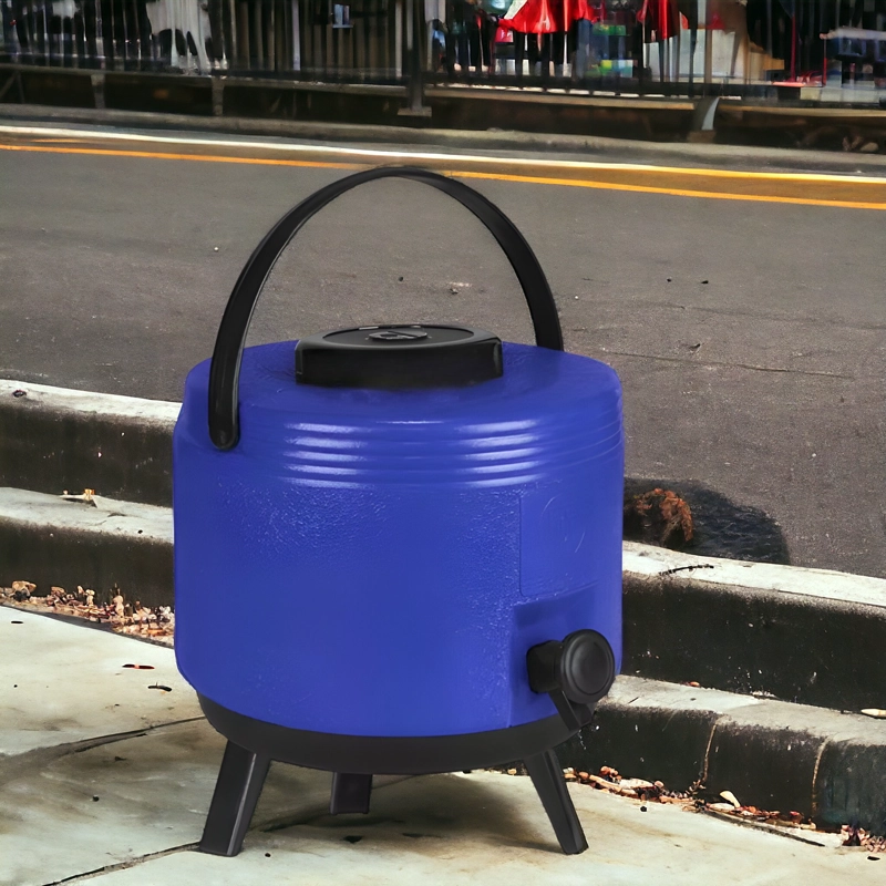 MAXI TERMO 6 LITROS TERMOLAR AZUL PARA AGUA CALIENTE Y FRIA - 7