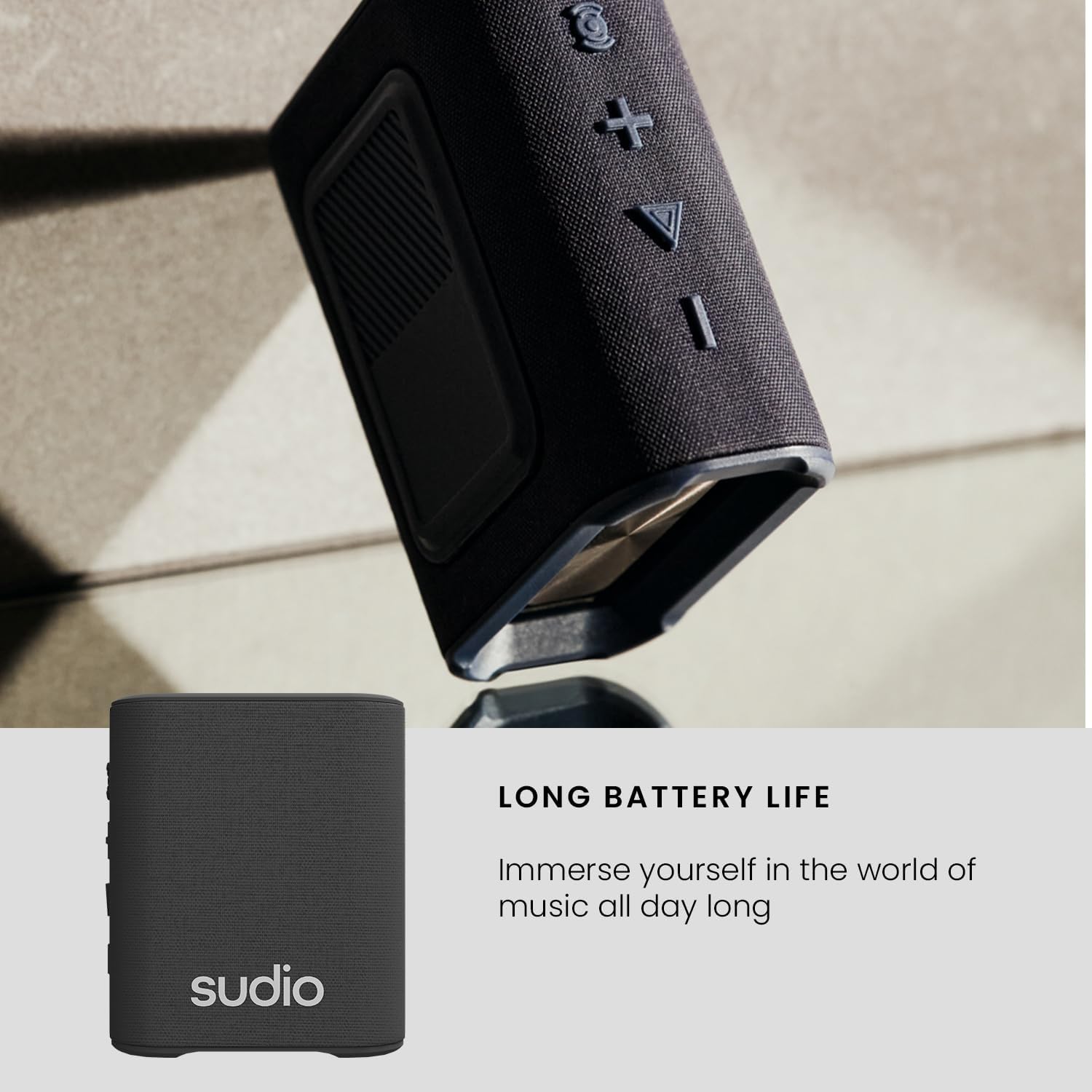 PARLANTE BLUETOOTH SUDIO PREMIUM S2 TWS BLACK EDITION 7H - 8