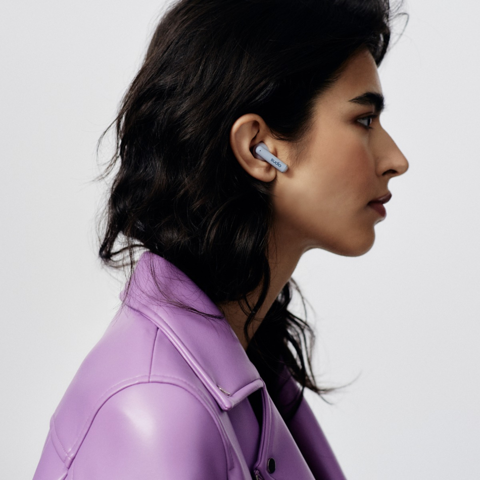 AUDÍFONOS SUDIO TRUE WIRELESS LINE EARPHONES A1 MIDNIGHT BLUETOOTH AZUL PREMIUM - 6