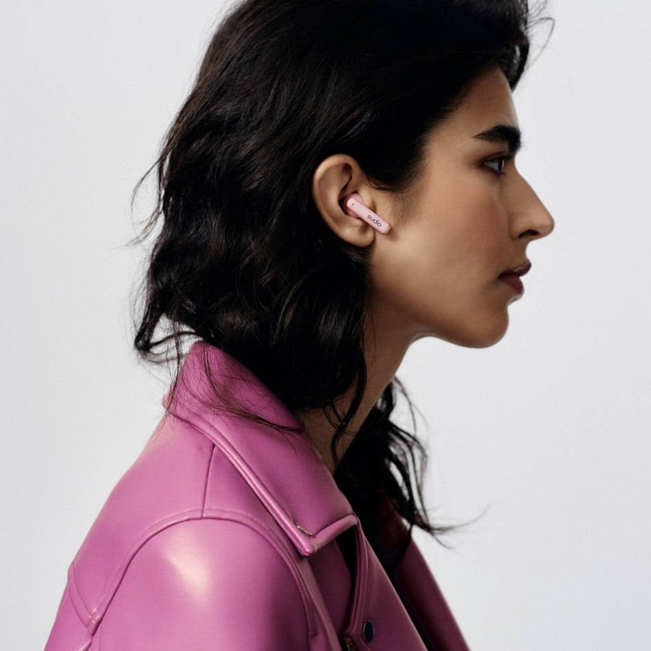 AUDIFONOS SUDIO PREMIUM LINE EARPHONES A1 TWS MIDNIGHT PINK - 6
