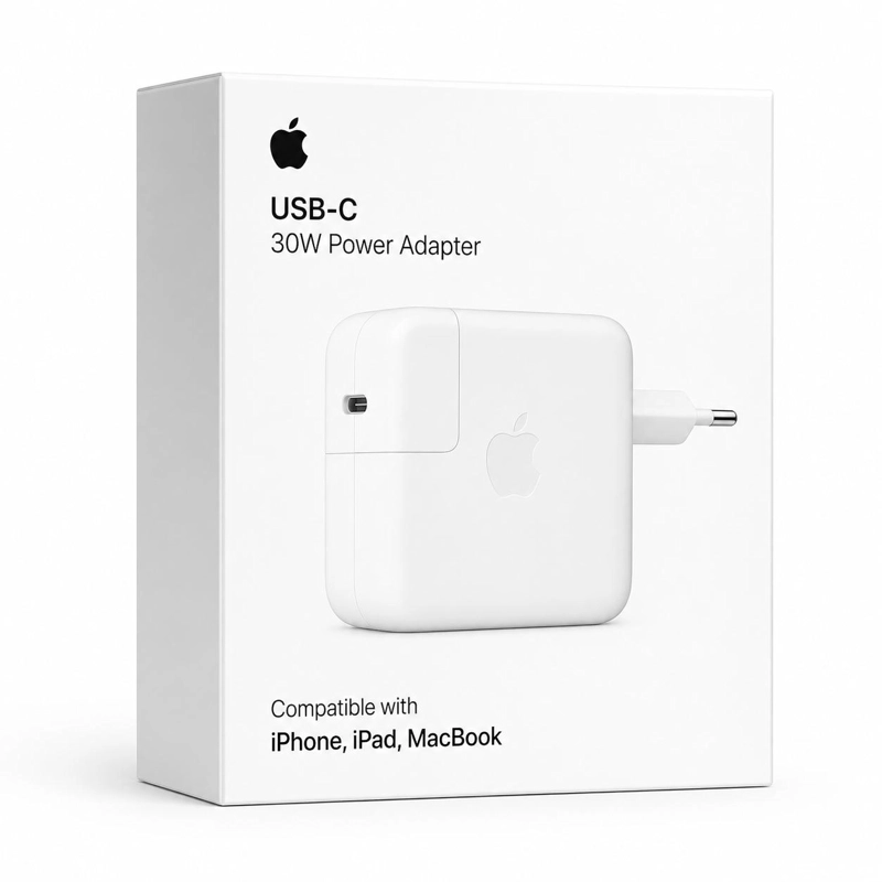 APPLE CARGADOR APPLE USB-C ORIGINAL 30 WATTS ORIGINAL - MW2G3CI