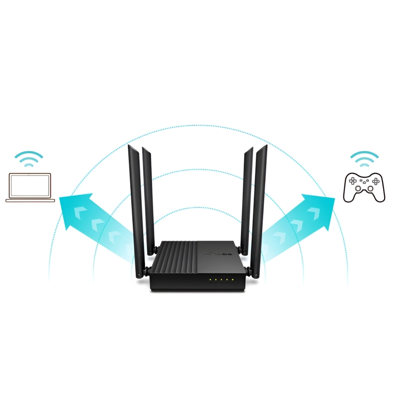 ROUTER TP-LINK ARCHER C64 AC1200 GIGABIT DUAL BAND MU-MIMO - 4