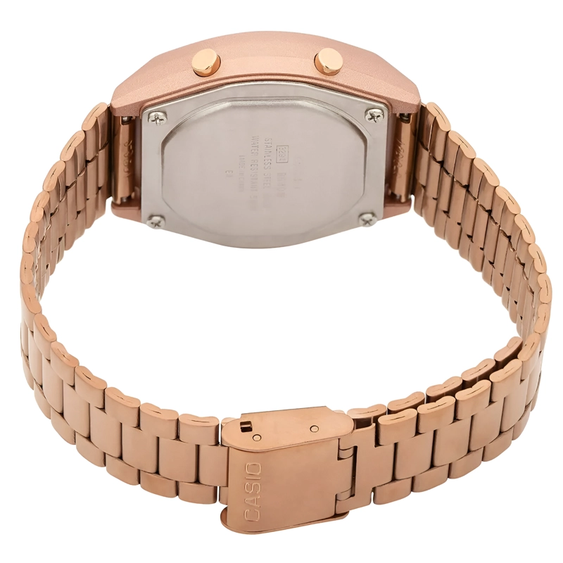 RELOJ DIGITAL CASIO ORO ROSA MUJER B640WMR-5ADF - 2