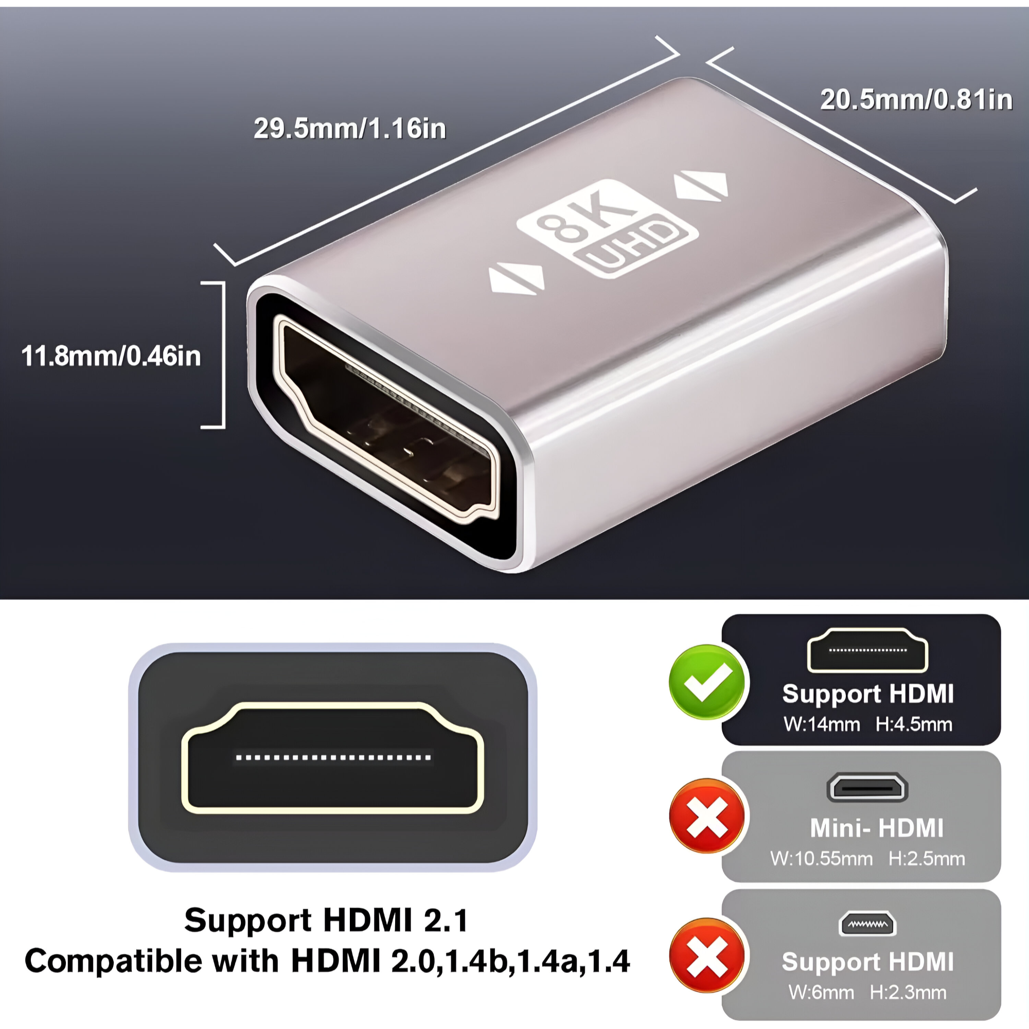 COPLA CABLES ALÁMBRICO COPLA CABLE HDMI A HDMI 8K 18GBPS 3D BIRLINK BR10317 - 6