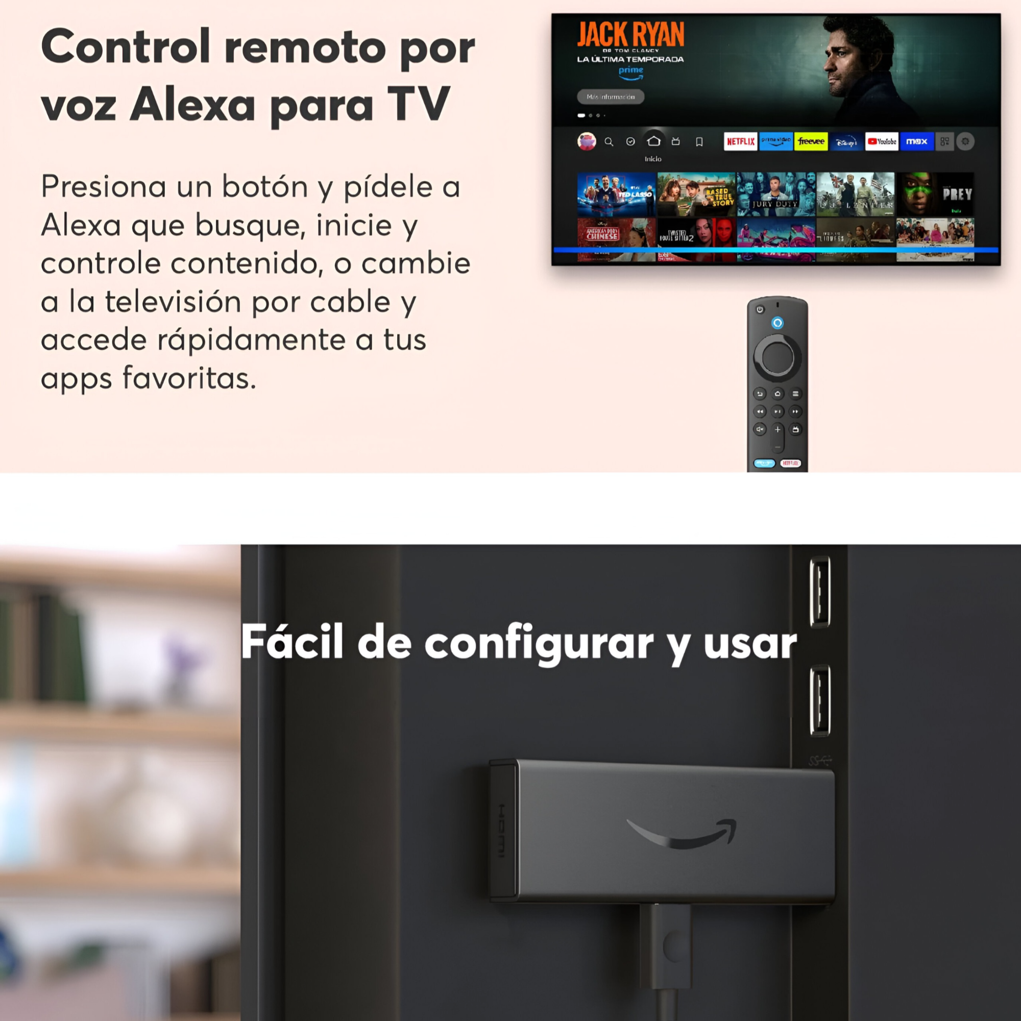 STREAMING AMAZON FULL HD 1920 X 1080 FIRE TV STICK 3RA GENERACION PREMIUM - 10