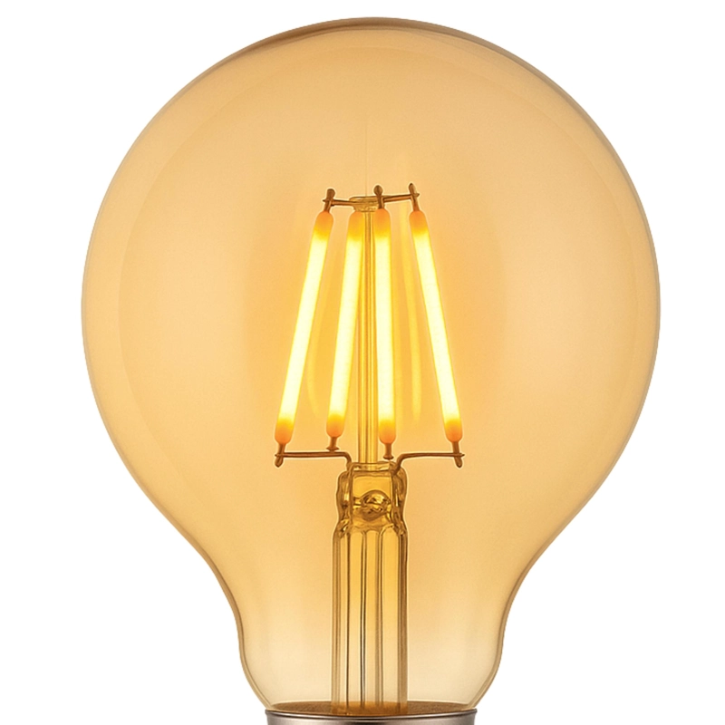 AMPOLLETA LED OEM G95 8 W FILAMENT DECO GLOBO WELLMAX E27 CALIDA 8 W G95 - 4