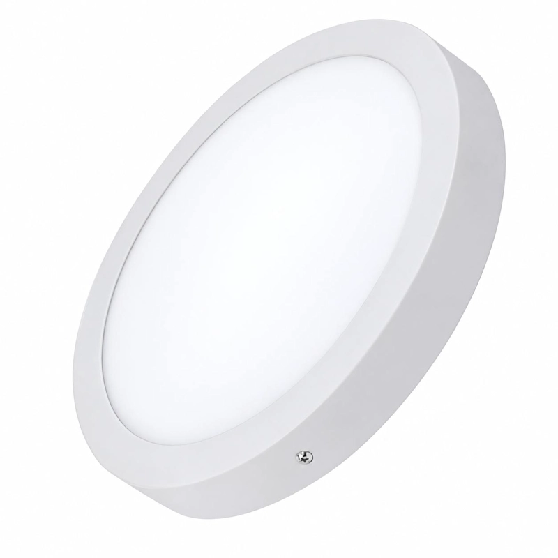 PLAFON LED SOBREPUESTO LOGIC 24W LUZ FRIA BLACKLIGHT 1920LM - 1