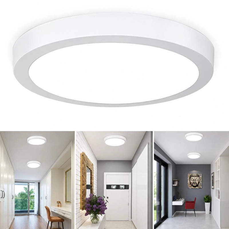 PLAFON LED SOBREPUESTO LOGIC 24W LUZ FRIA BLACKLIGHT 1920LM - 5