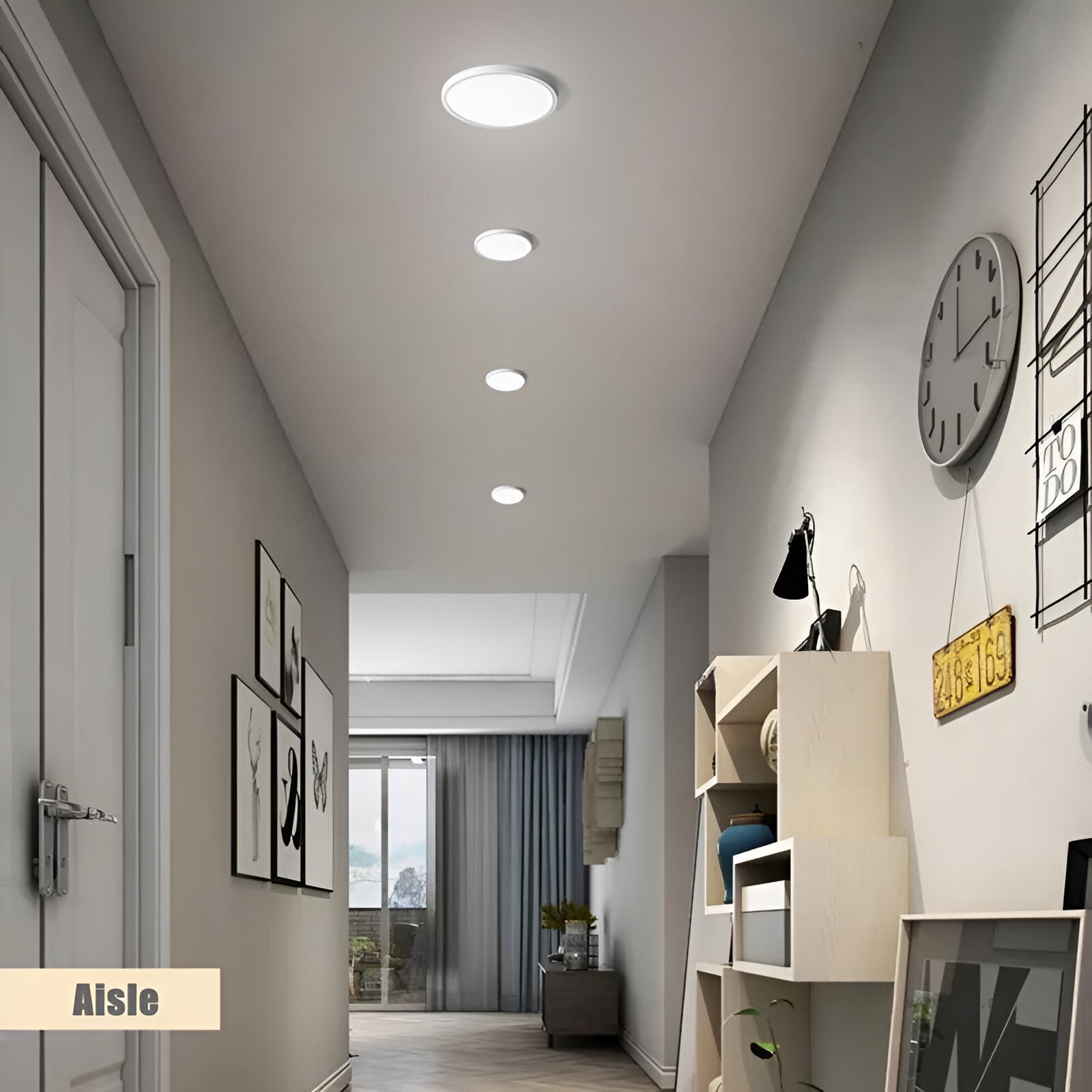 PLAFON LED SOBREPUESTO LOGIC 18W LUZ FRIA BLACKLIGHT 1440LM - 2