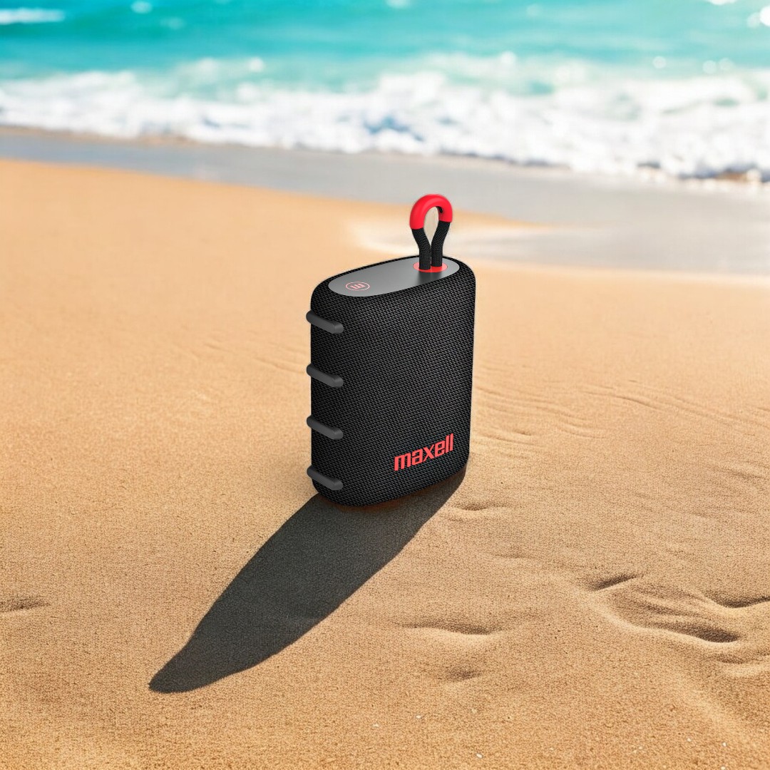 PARLANTE BLUETOOTH MAXELL PORTATIL WATER RESISTANT IPX5 NOMAD BLACK 5W - 6