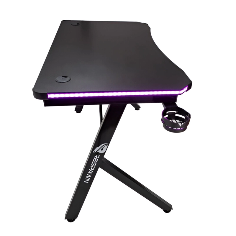 ESCRITORIO RESPAWN GT500 GAMER FULL RGB + PAD XL + C. REMOTO ACERO - 4
