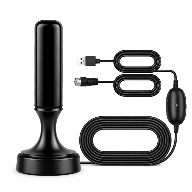 ANTENA TECNOLAB TL590 TV DIGITAL AMPLIFICADA 5MT 4K ULTRA HD FHD - 2