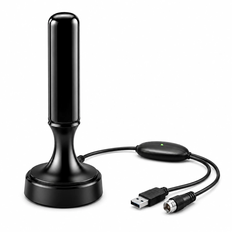 ANTENA TECNOLAB TL590 TV DIGITAL AMPLIFICADA 5MT 4K ULTRA HD FHD - 5