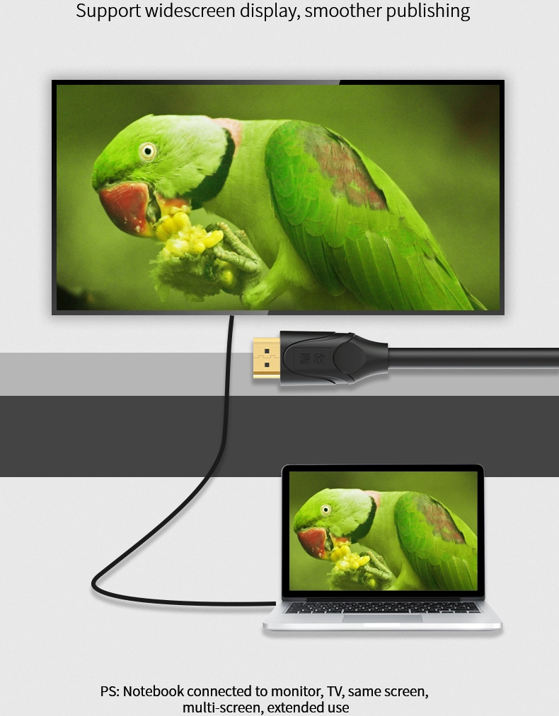 CABLE ALÁMBRICO ULINK HDMI PROFESIONAL 15MT V2.0 ULTRA HD 4K 3D HDR + - 9