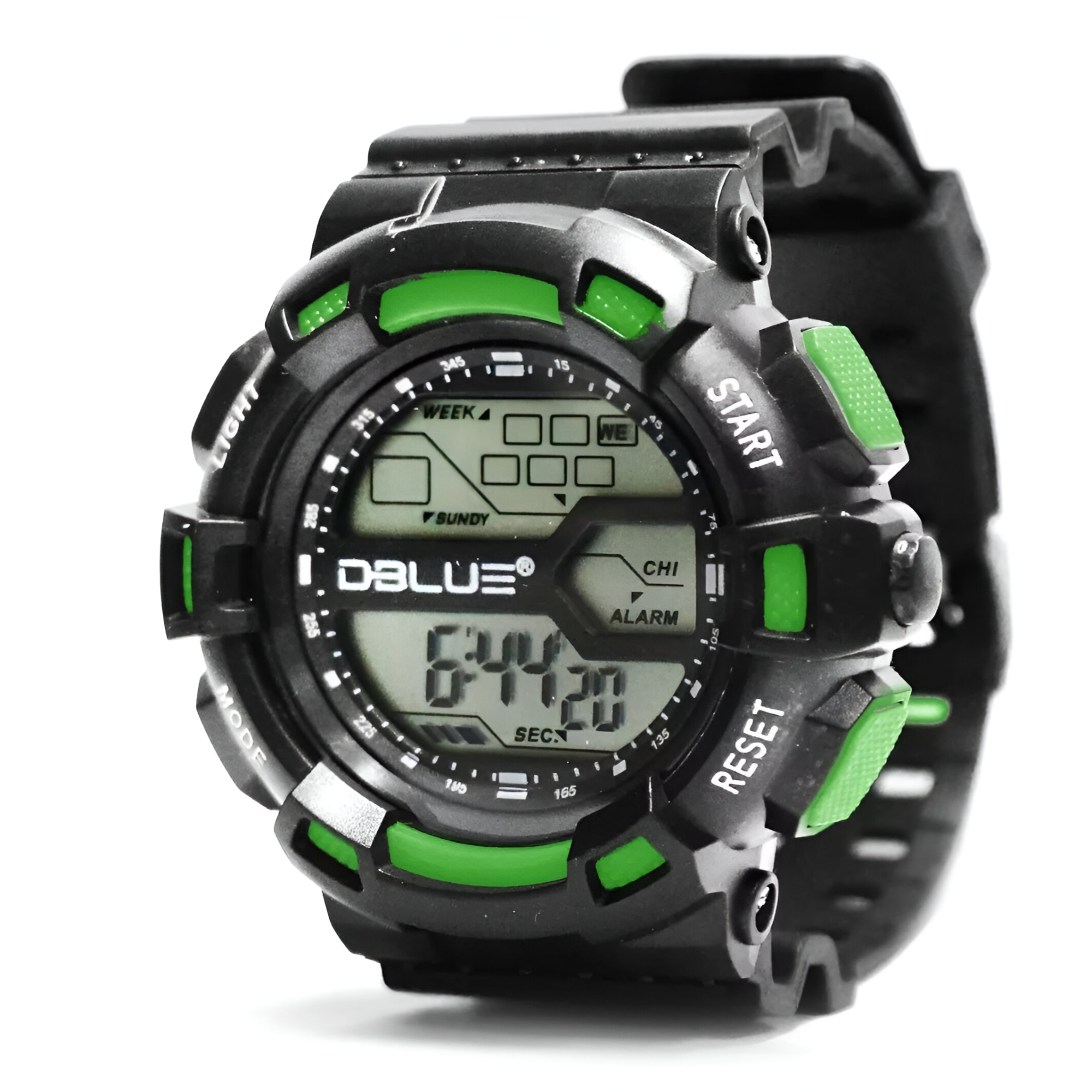 RELOJ DIGITAL DBLUE DBRGS01G DEPORTIVO MULTIFUNCIONAL RGS01G GREEN EDITION - 1