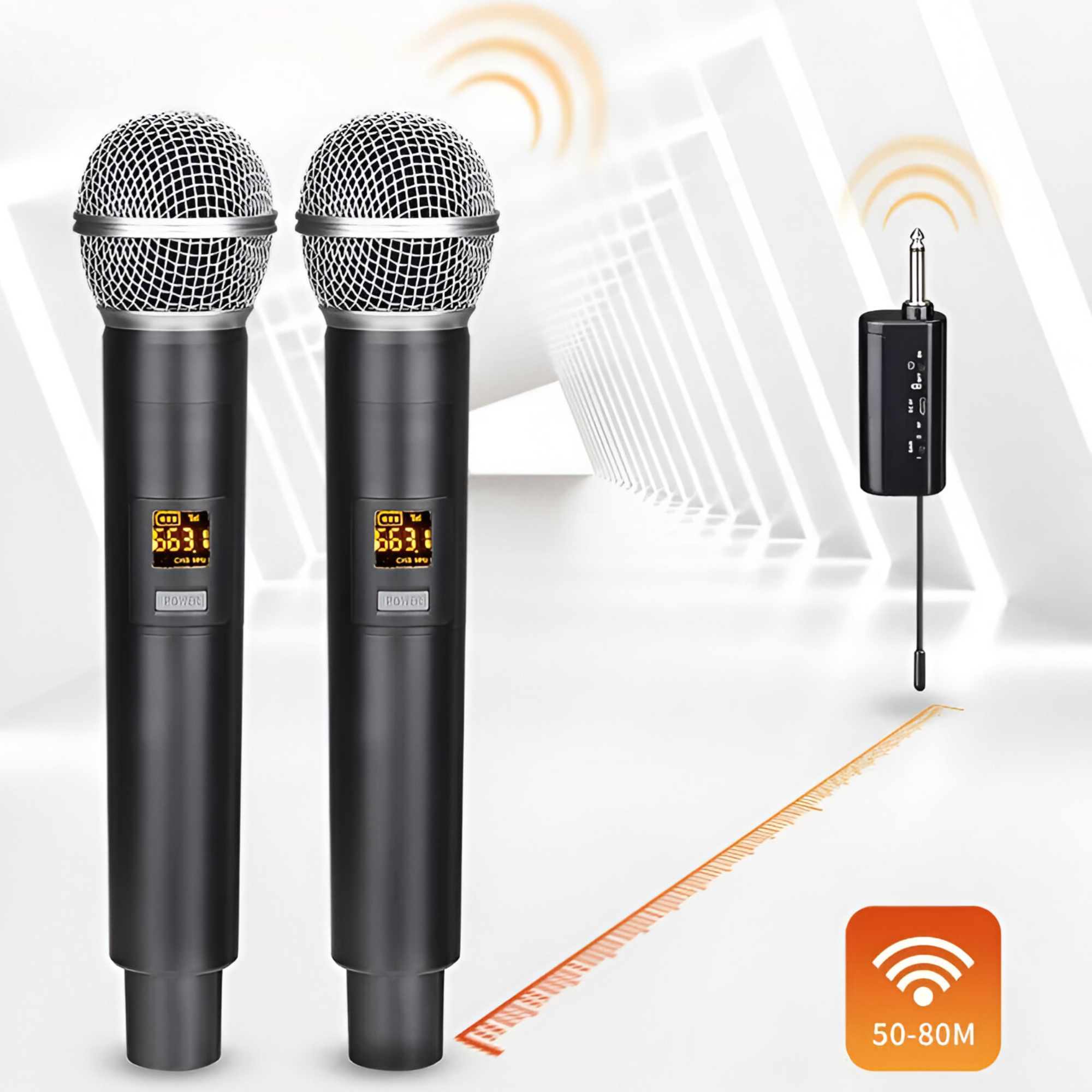 PACK DE MICRÓFONOS INALÁMBRICOS UHF WM-314 HIFI EDITION - 4