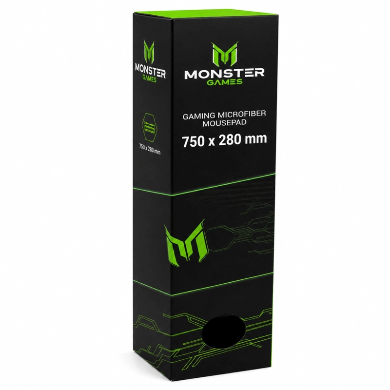 PAD MOUSE GAMER XXL ANTIDESLIZANTE 750X28X3MM MONSTER PA348 - 8