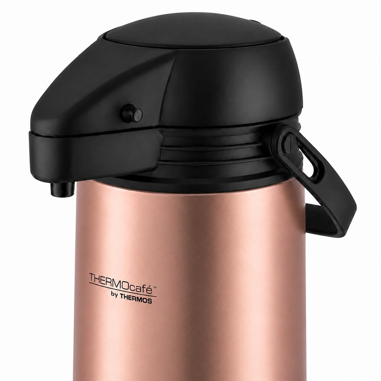 TERMO CON SIFON PARA LIQUIDOS 1.9L THERMOS JADO-19 ROSA GOLD - 3