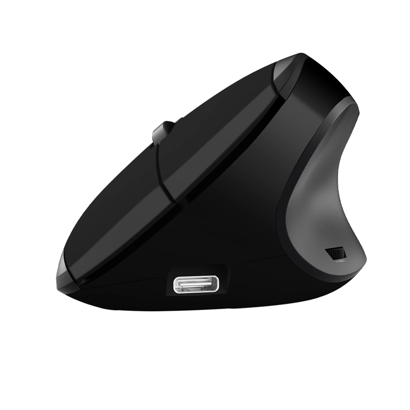 MOUSE VERTICAL RECARGABLE ERGONOMIC WIRELESS MEETION USB-C - 7