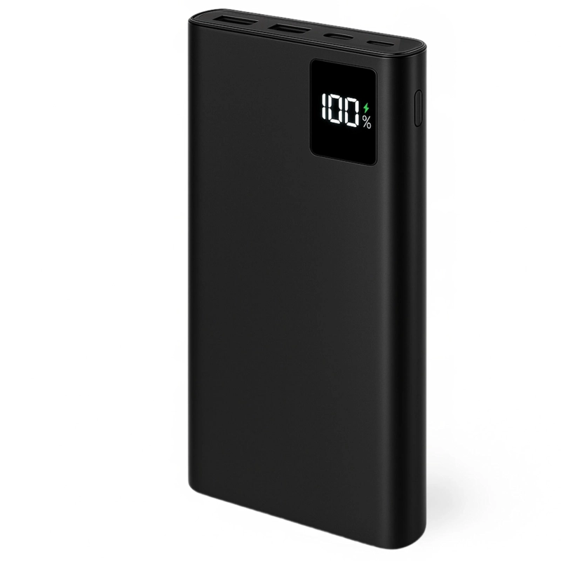 TECMASTER POWERBANK 10.000 MAH QC + PD ULTRA SLIM 20W DISPLAY LED