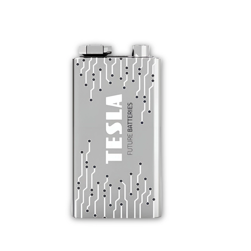PACK 12 BATERIAS 9V TESLA SILVER+ ALCALINA HIGH POWER - 5