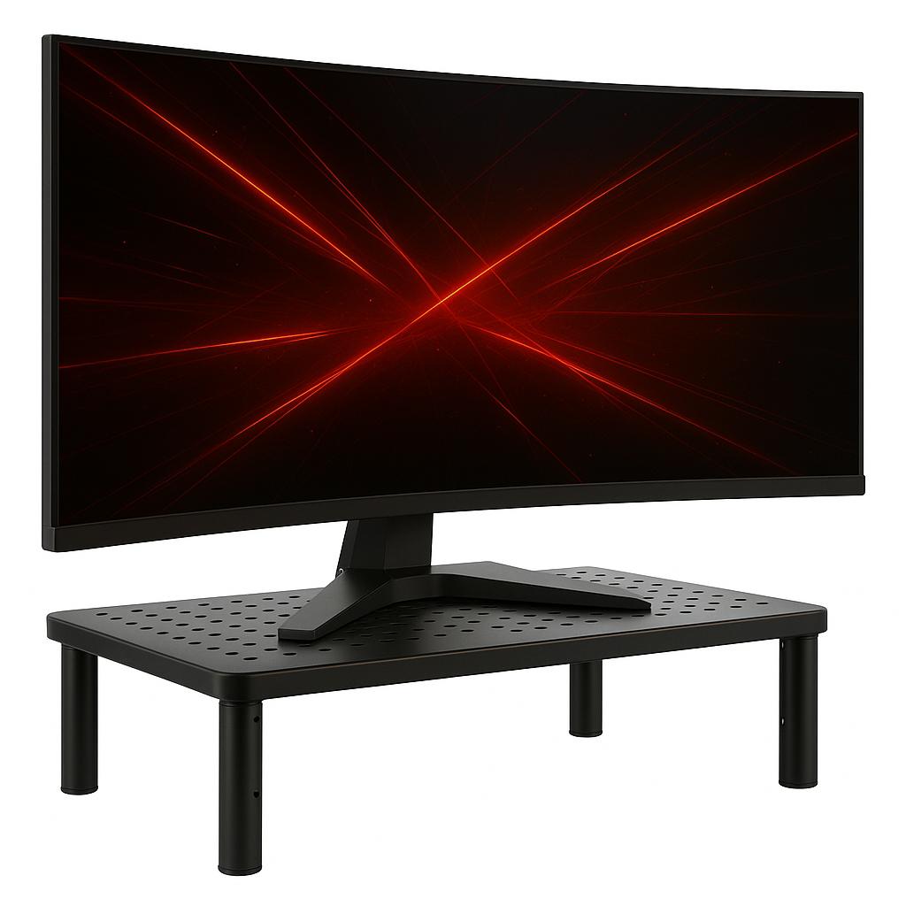 BASE PARA SOPORTAR MONITOR AJUSTABLE 12 KG MAX ALUMINUM DESK - 2