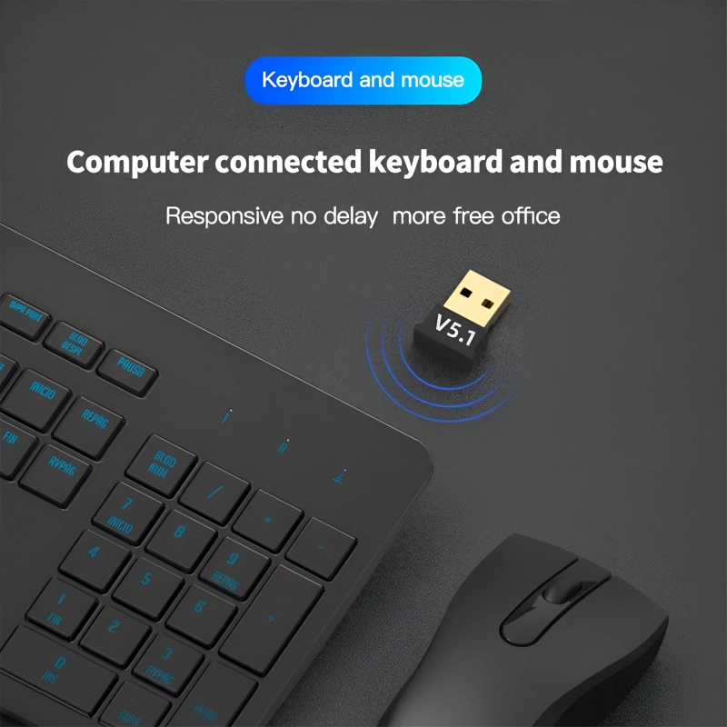 RECEPTOR BLUETOOTH 5.1 USB 2.0 HIGH SPEED 24 MBPS - 8