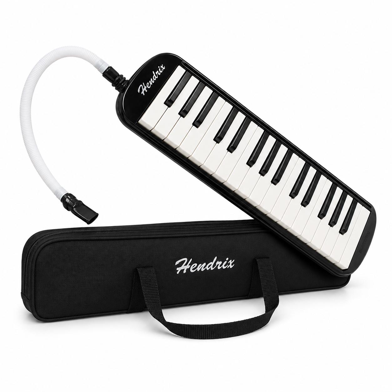 MELODICA DE VIENTO DE 37 NOTAS CON ESTUCHE DE SEGURIDAD + ACC - 3