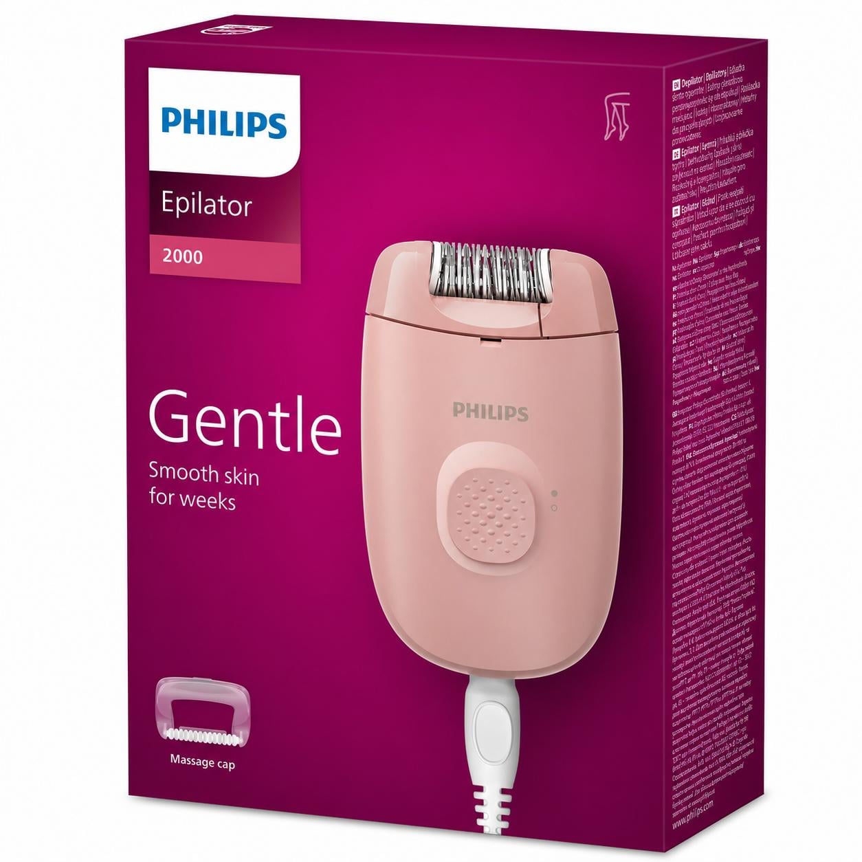 DEPILADORA PHILIPS SMOOTH SKIN BRE SERIE 2000 EFFICIENCY - 1