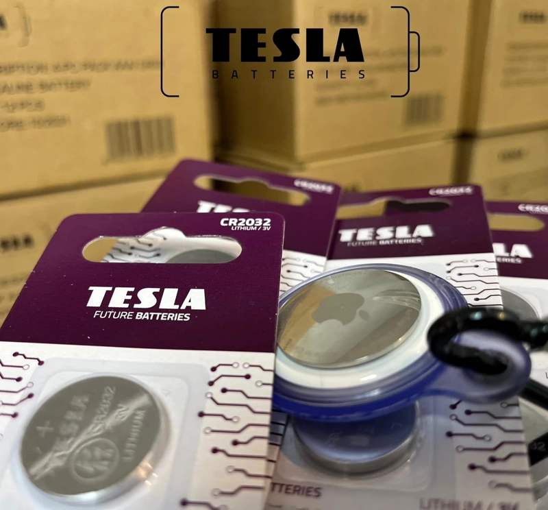 PACK DE 5 PILAS CR2032 TESLA 3V LONG LIFETIME - 3