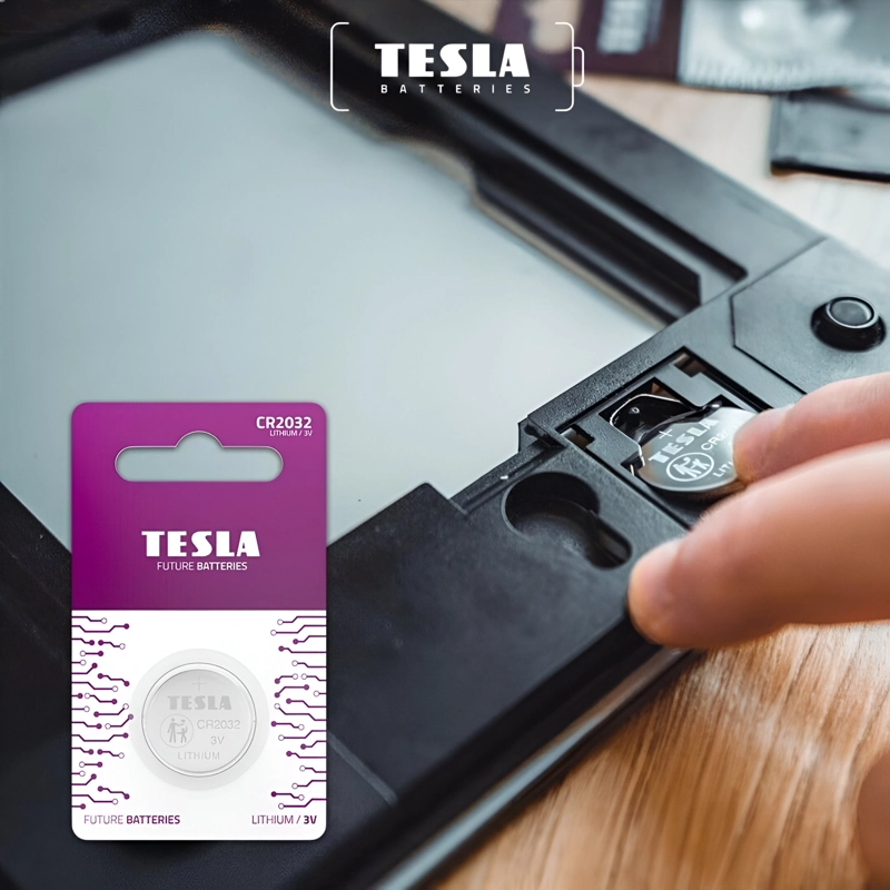 PACK DE 5 PILAS CR2032 TESLA 3V LONG LIFETIME - 4