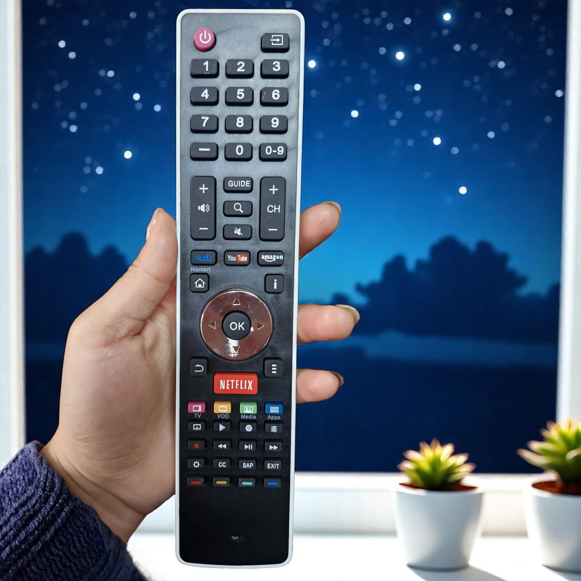 CONTROL REMOTO PARA HISENSE SMART TV UNIVERSAL ULTIMA GEN - 4