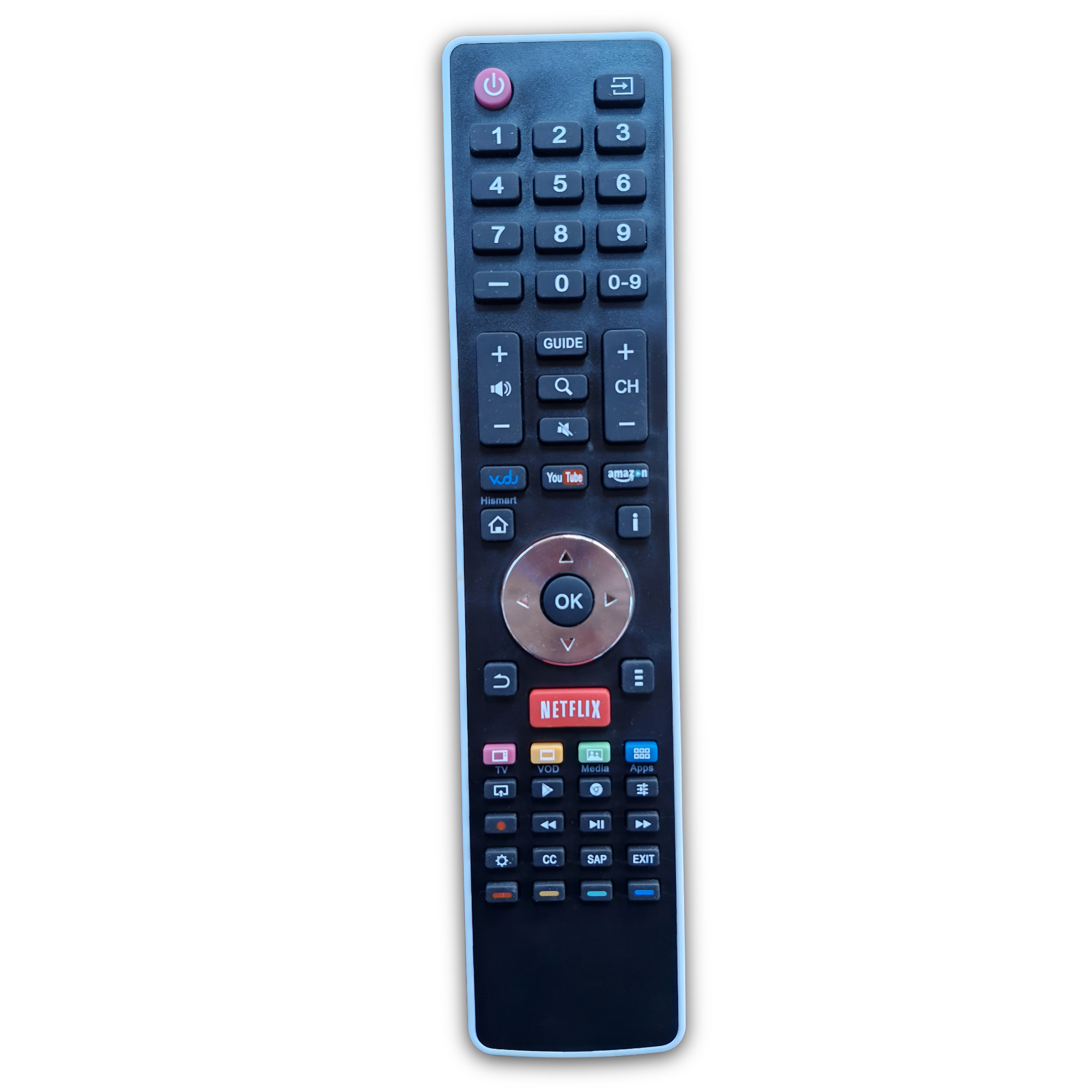 CONTROL REMOTO PARA HISENSE SMART TV UNIVERSAL ULTIMA GEN - 5