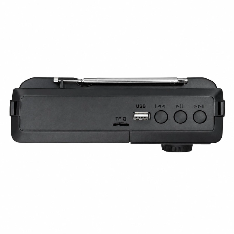 RADIO PORTATIL AM/ FM/ SW RECARGABLE +PILAS + LUZ LED 5W RMS - 3