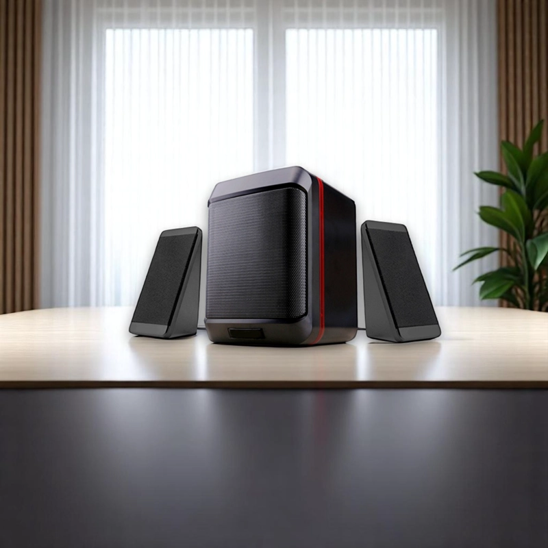 SUBWOOFER USB MULTIFUNCION AUDIO STEREO 2.1 / 20W RMS DBS130 - 7