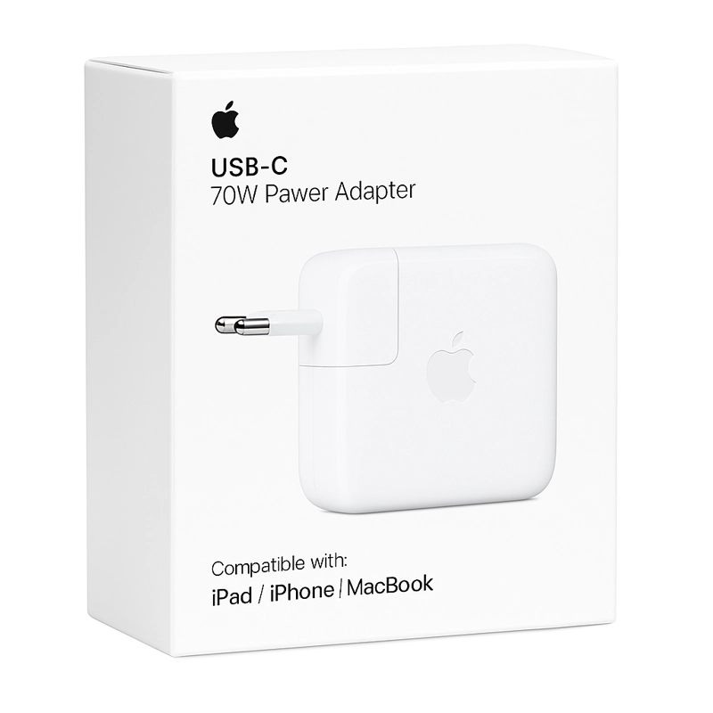 CARGADOR APPLE USB-C ORIGINAL POWER ADAPTER UNIVERSAL 70W - 9