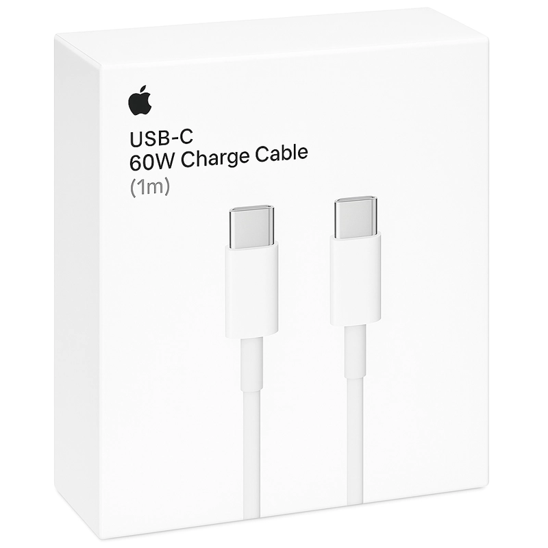 CABLE APPLE ORIGINAL USB-C A USB-C 1MT DE CARGA RAPIDA 60W - 1
