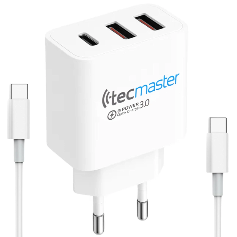 CARGADOR USB-C DE CARGA RAPIDA 30W CON GAN + POWER DELIVERY 3.0 - 2