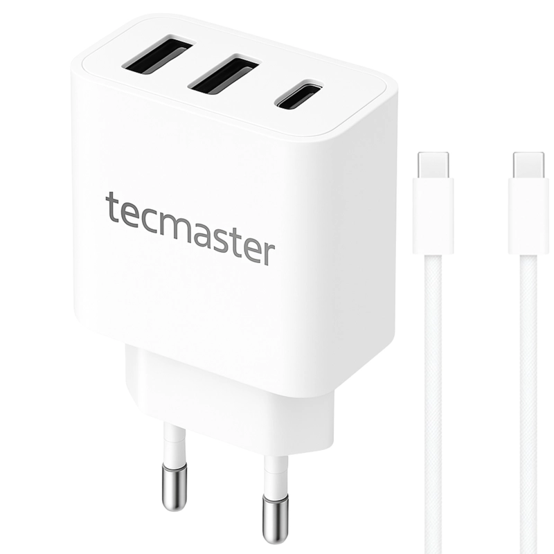 CARGADOR USB-C DE CARGA RAPIDA 30W CON GAN + POWER DELIVERY 3.0 - 3