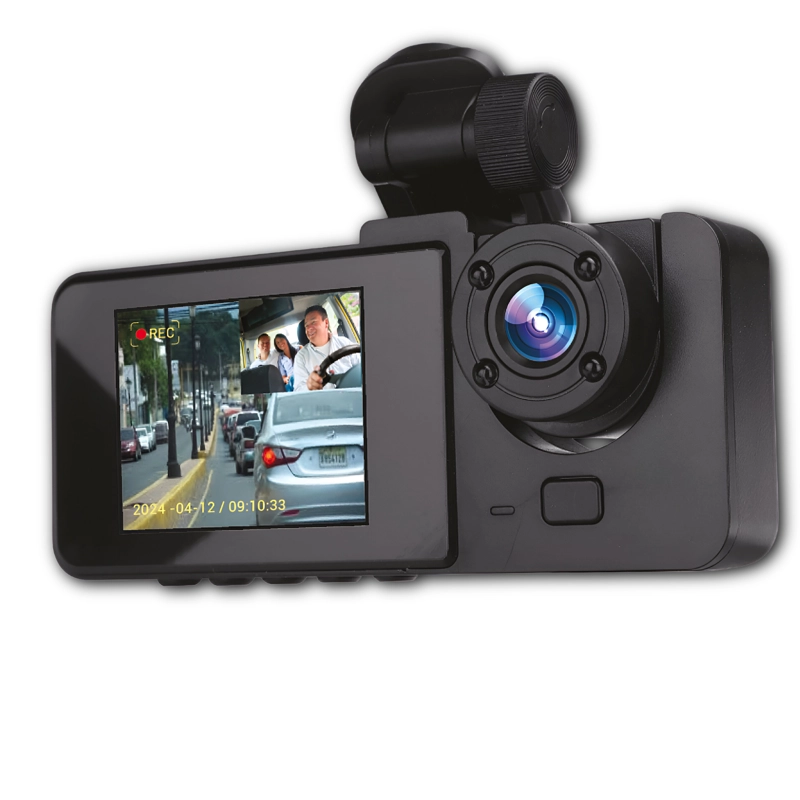 DASHCAM FHD CON VISION NOCTURNA DUAL CAMARA - DVR AUTOMOTRIZ - 1