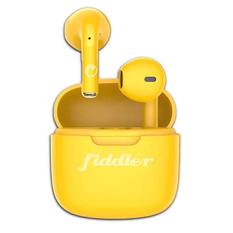 AUDIFONOS IN EAR BLUETOOTH FIDDLER MINI AMARILLO ANDROID IOS - 5