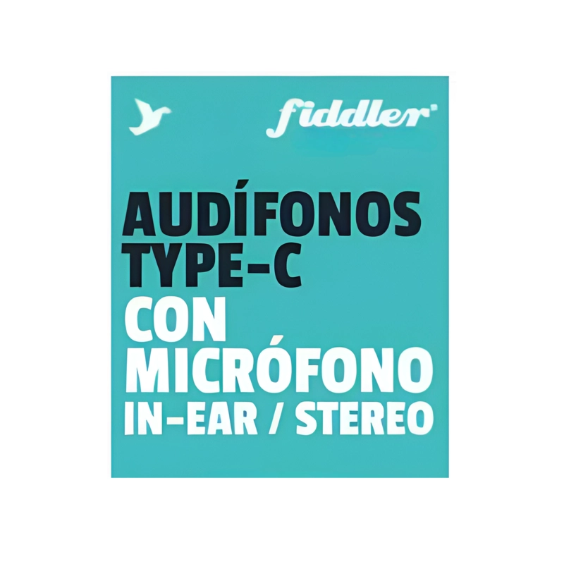 AUDIFONOS TYPE-C IN EAR CON MANOS LIBRES WHITE FIDDLER FD-C - 5