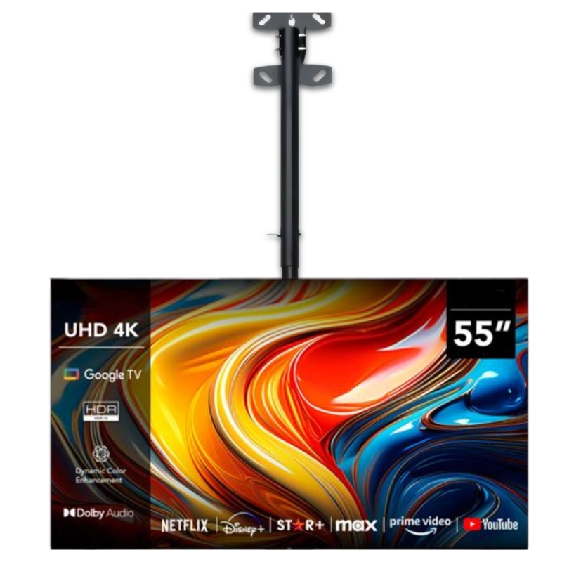 SOPORTE DE TV DE 32' A 55' PARA TECHO DE ACERO REFORZADO K89 - 6